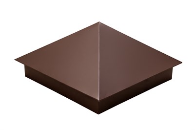 Колпак на столб RAL8017 4042 - фото 10963