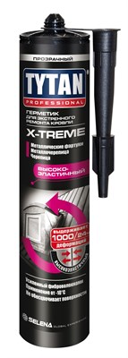 Герметик Tytan Professional для экстренного ремонта кровли X-treme прозрачный 310 мл 4127 - фото 11168