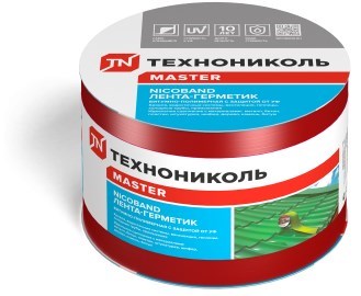 Лента-герметик NICOBAND 10м * 10см Красный 4135 - фото 11187