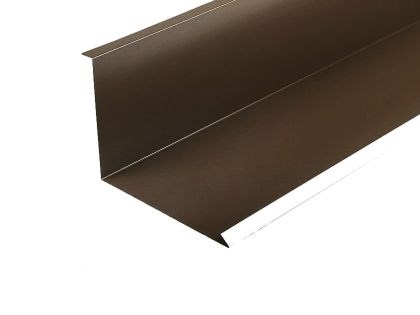Планка примыкания нижняя RAL8019 Серо-коричневый 2070 - фото 6882