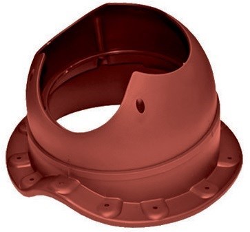 Проходной элемент Krovent Base-VT Wave 110 Красный RR29 2107 - фото 6985