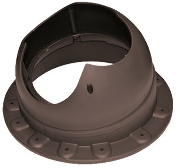 Проходной элемент Krovent Base-VT Seam 110 Свело-коричневый RAL8017 2114 - фото 7011