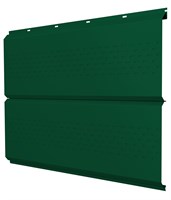 Металлический Софит с перфорацией RAL6005 Зеленый мох 3882