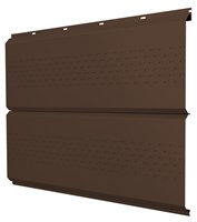 Металлический Софит с перфорацией RAL8017 Шоколад 3884