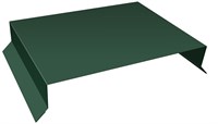 Парапетная крышка прямая RAL6005 4030