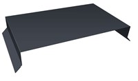 Парапетная крышка прямая RAL7024 4031