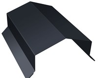 Парапетная крышка домиком RAL7024 4035