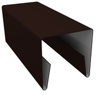 Планка П-образная заборная RAL8017 4026