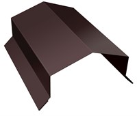 Парапетная крышка домиком RAL8017 4036