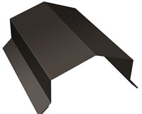 Парапетная крышка домиком RAL8019 4037