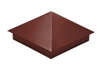 Колпак на столб RAL3005 4039