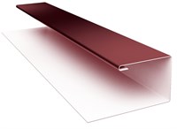 Планка завершающая (j-профиль) RAL3005 4062