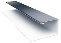 Планка завершающая (j-профиль) RAL7024 4065