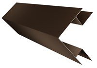 Угол наружный сложный RAL8019 4075