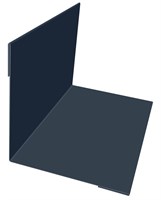 Угол внутренний простой RAL7024 4095