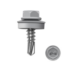 Саморез кровельный Daxmer 5,5х19 RAL7004 4166
