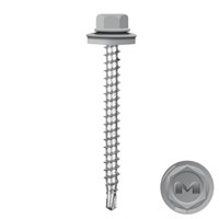 Саморез кровельный Daxmer 4,8х50 RAL7004 4184