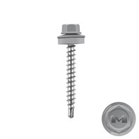 Саморез кровельный Daxmer 4,8х29 RAL7004 4182