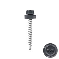 Саморез кровельный Daxmer 4,8х35 RAL7024 4186