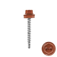 Саморез кровельный Daxmer 4,8х29 RAL8004 4188