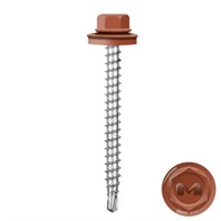 Саморез кровельный Daxmer 4,8х50 RAL8004 4190