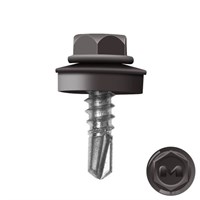 Саморез кровельный Daxmer 5,5х19 RAL8019 4172