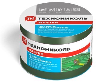 Лента-герметик NICOBAND 10м * 10см Зеленый 1783