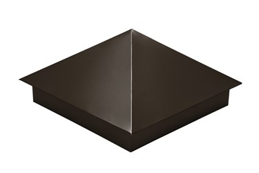 Колпак на столб RAL8019 1852