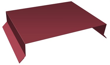 Парапетная крышка прямая RAL3005 1846
