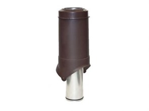 Krovent Выход вентиляции Pipe-VT 125 Свело-коричневый RAL8017 2118
