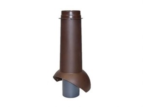 Krovent Выход канализации Pipe-VT 110 Свело-коричневый RAL8017 2126