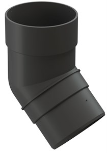 Premium Колено 45° Графит RAL7024 2144