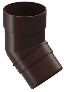 Premium Колено 45° Шоколад RAL8019 2146