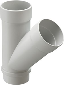 Lux Тройник Пломбир RAL9003 1728