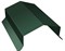 Парапетная крышка домиком RAL6005 4034 - фото 10919