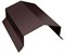 Парапетная крышка домиком RAL8017 4036 - фото 10933