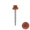 Саморез кровельный Daxmer 4,8х35 RAL8004 4189 - фото 11428